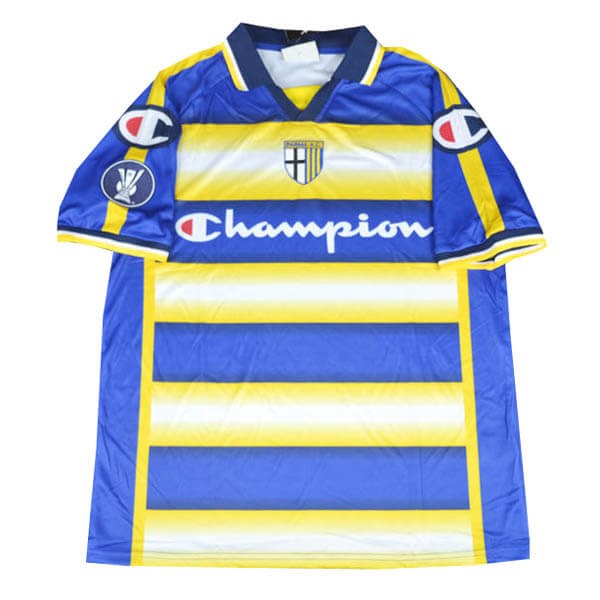 Tailandia Camiseta Parma 2nd Retro 2004 2005 Azul Amarillo